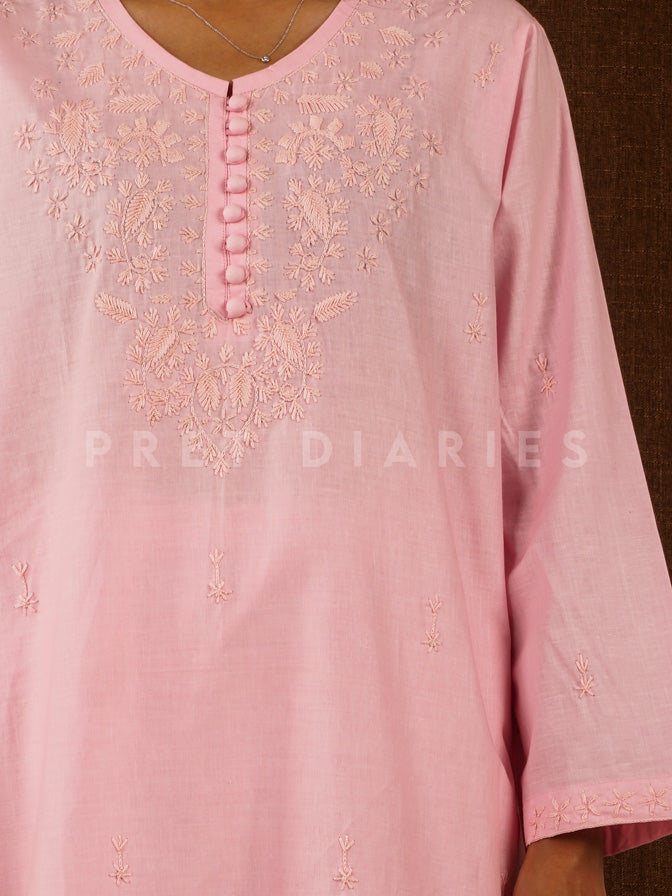 Pink Hand Embroidered 2 pc - 54793