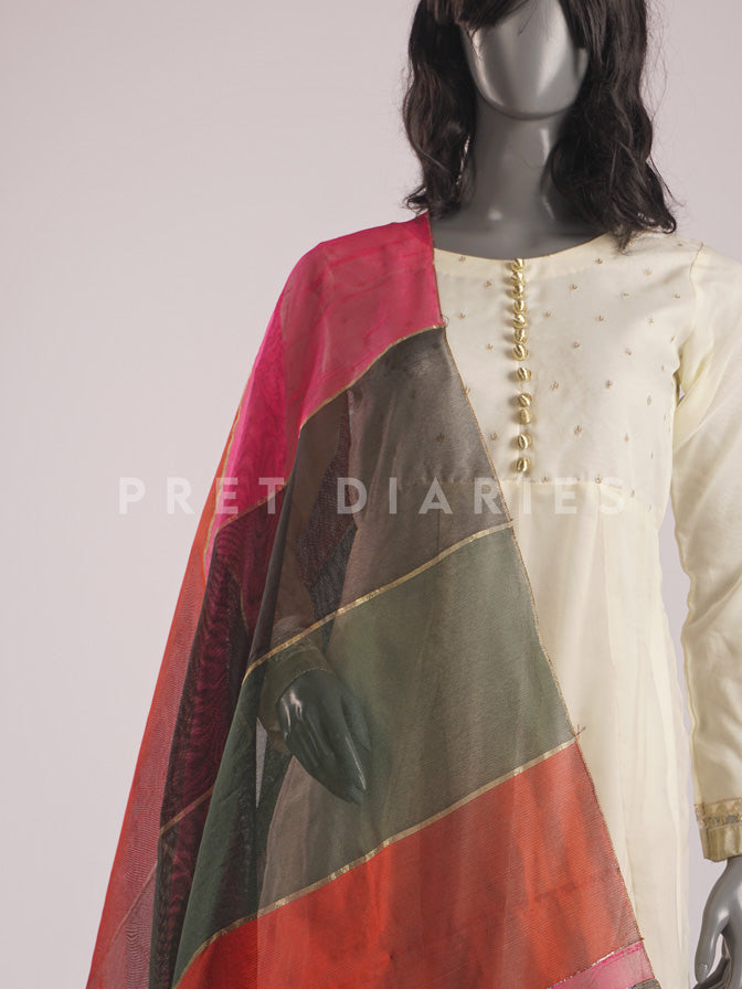Multi Gotta Dupatta - 54410