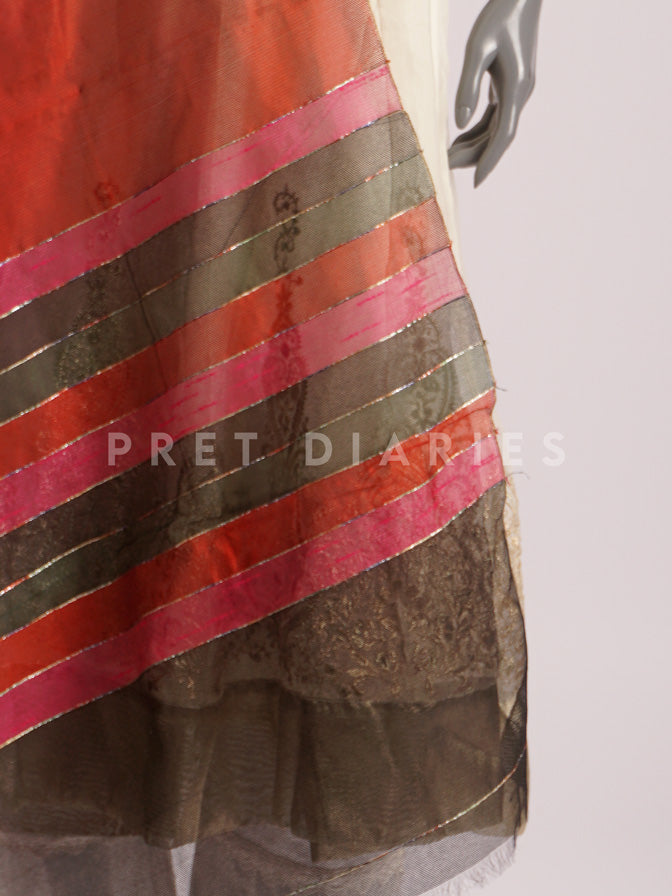 Multi Gotta Dupatta - 54410