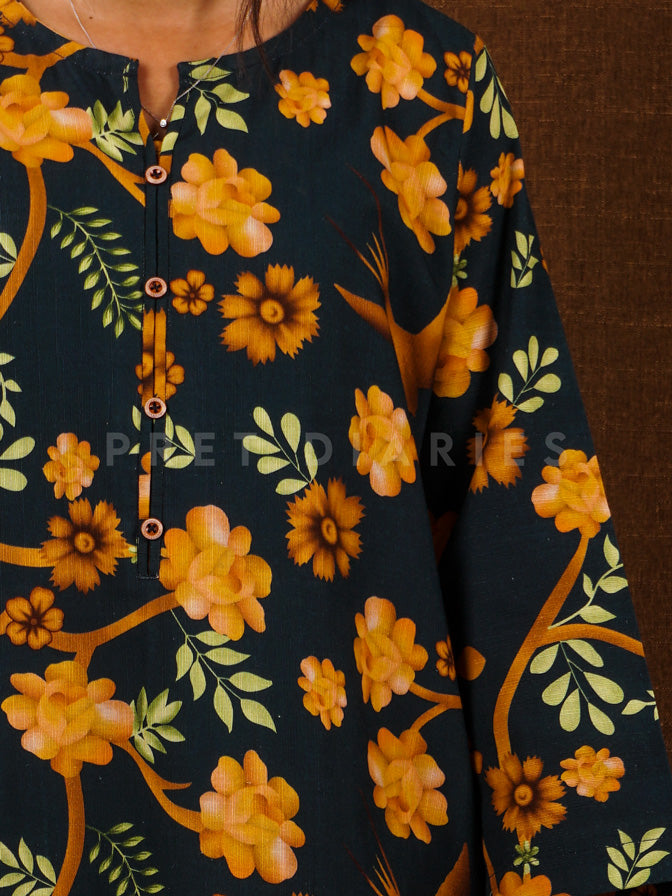 Navy Khaddar 2 pc - 54849