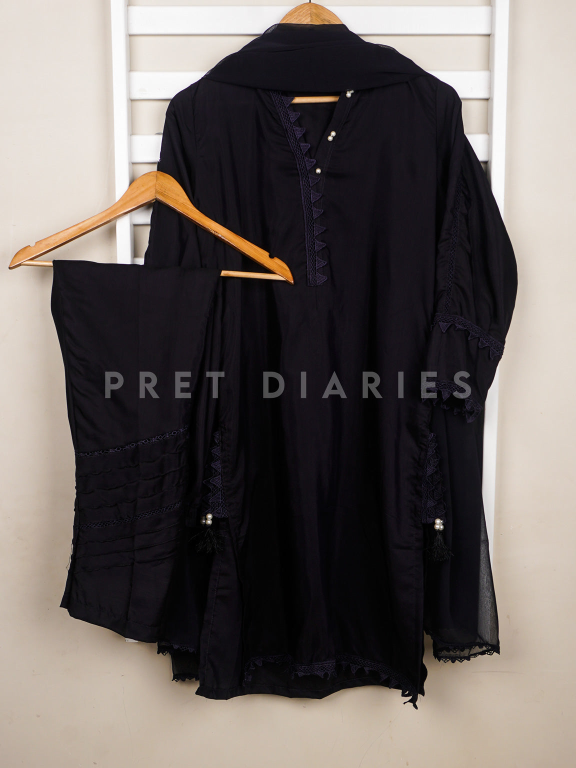 Navy Viscose 3 pc - 54869