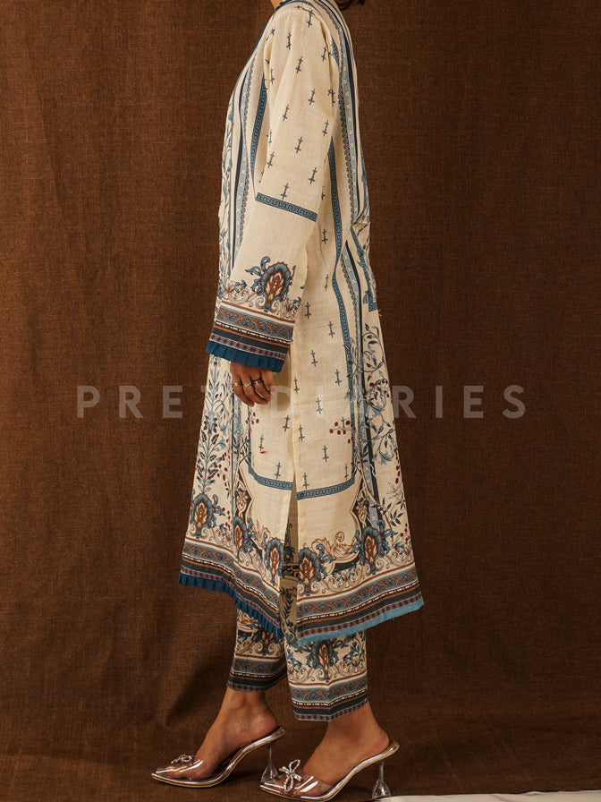 Off White Khaddar 2 pc - 54764