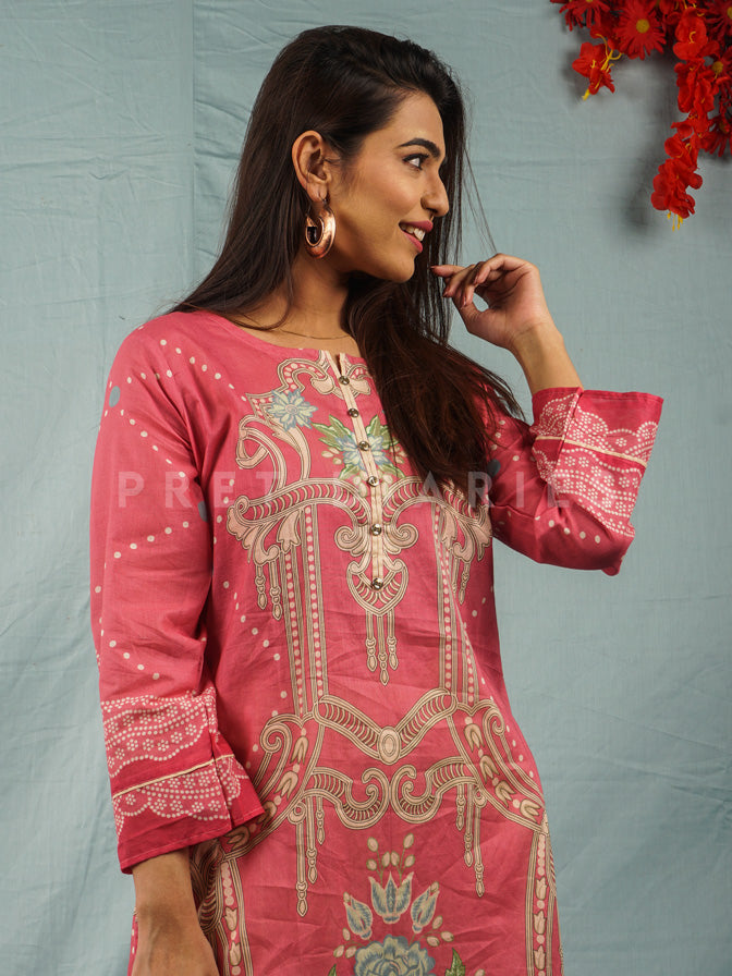 Pink Lawn Printed 2 pc - 54610