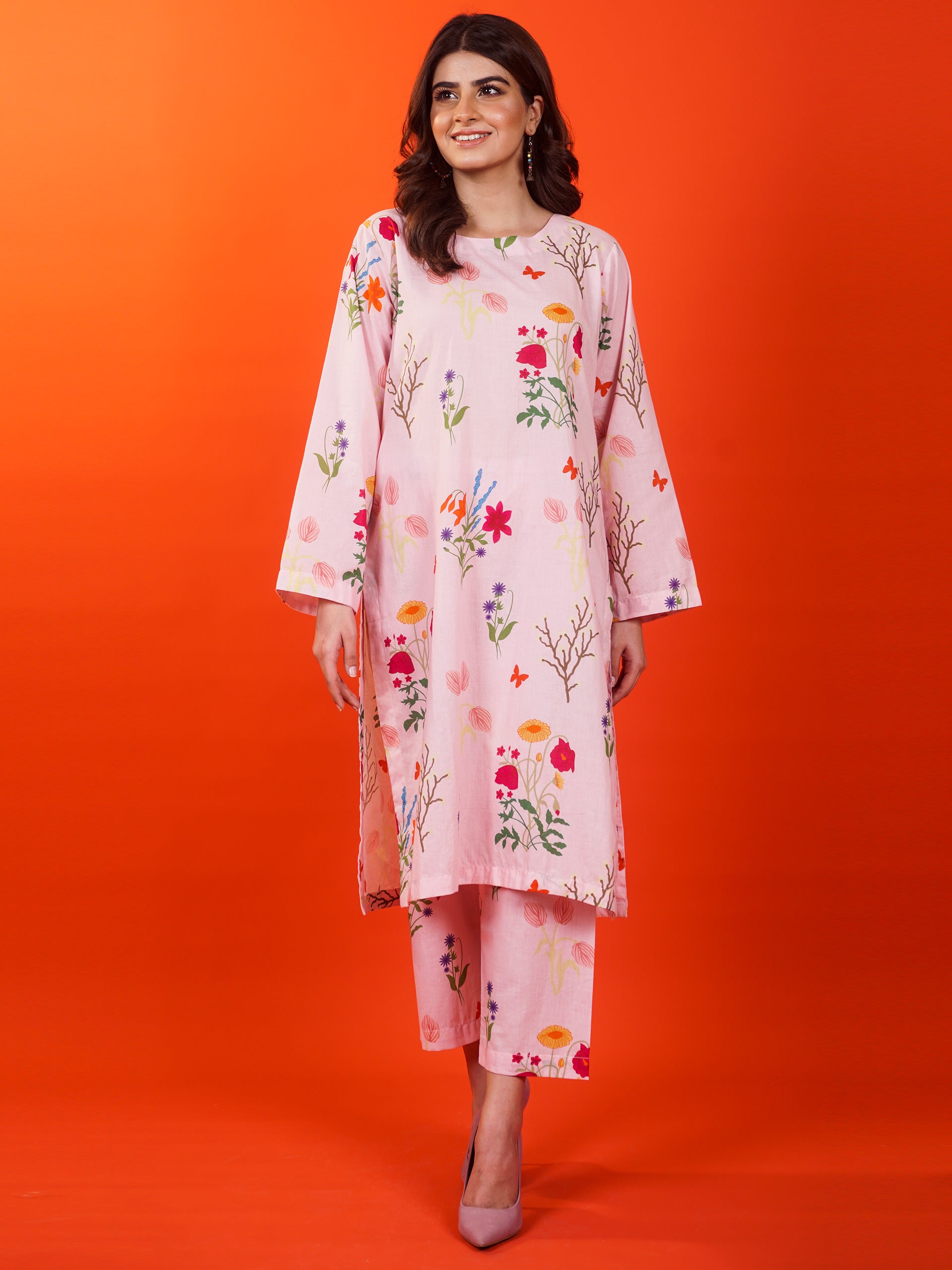 Pink Digital Printed 2 pc - 54877