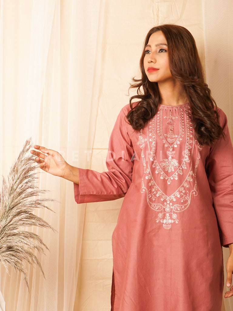 Burgundy Embroidered 2 pc - 54479