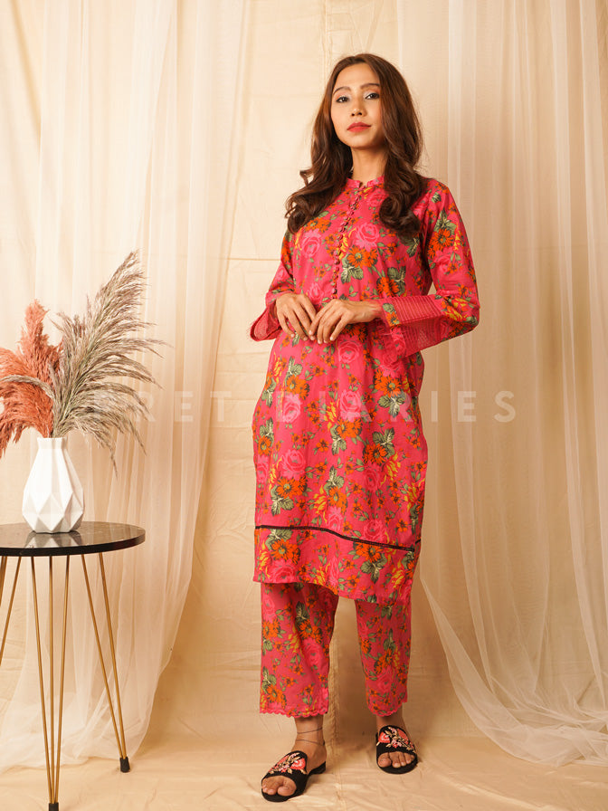 Pink Digital Printed 2 pc  - 54192