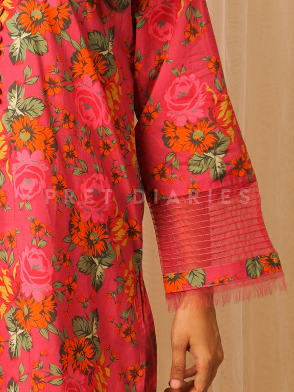 Pink Digital Printed 2 pc  - 54192