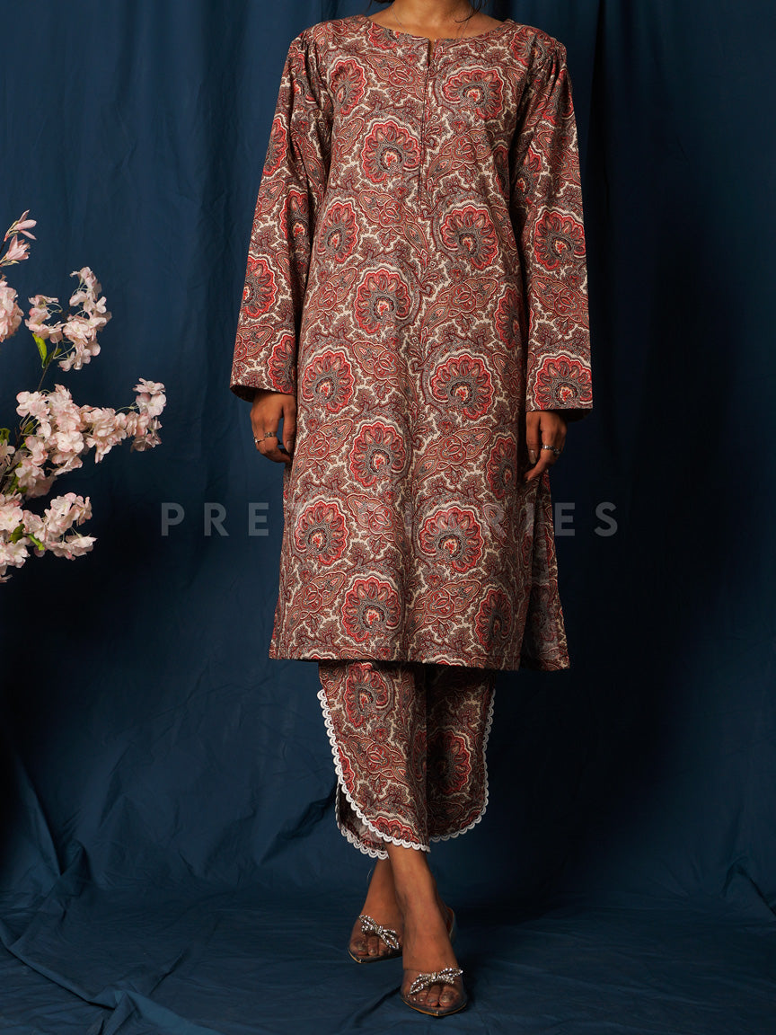 Pink Printed 2 pc - 54719