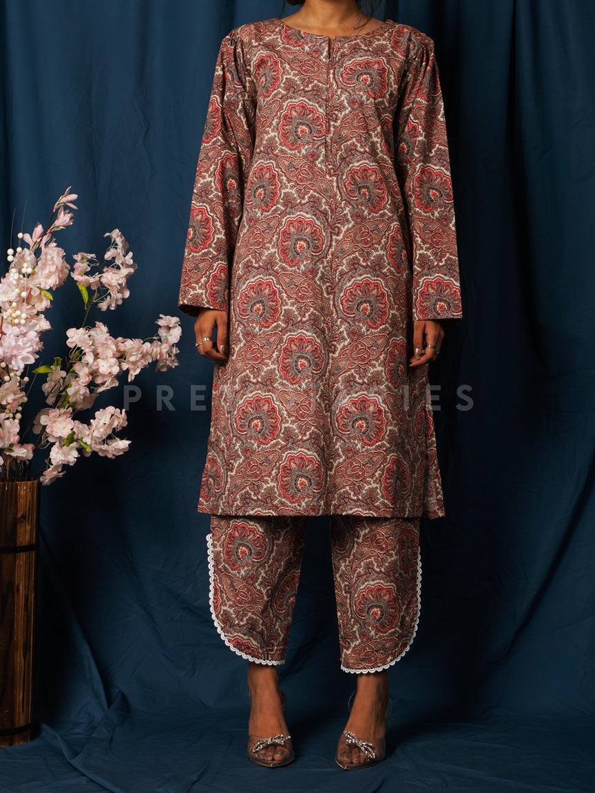Pink Printed 2 pc - 54719