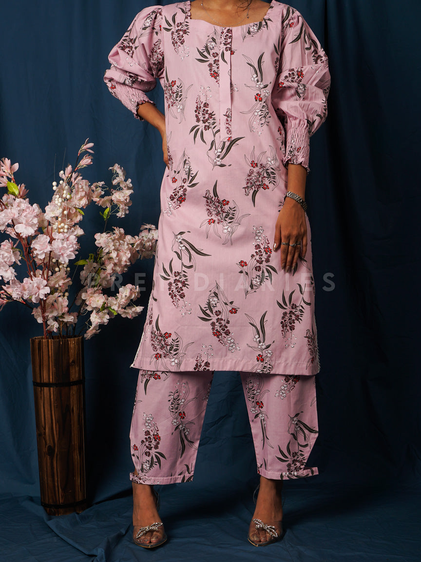 Pink Printed 2 pc - 54718