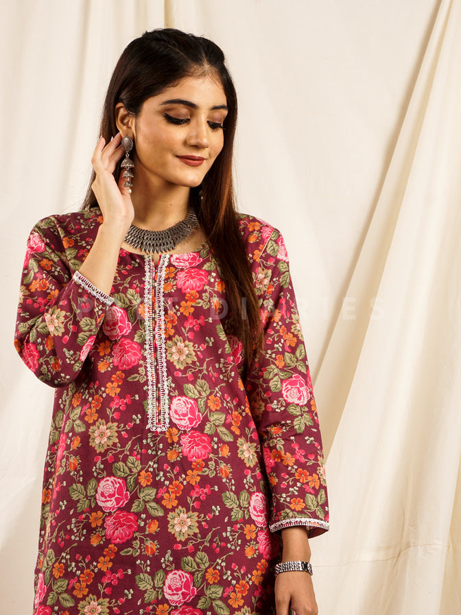 Purple Digital Printed 2 pc - 54698