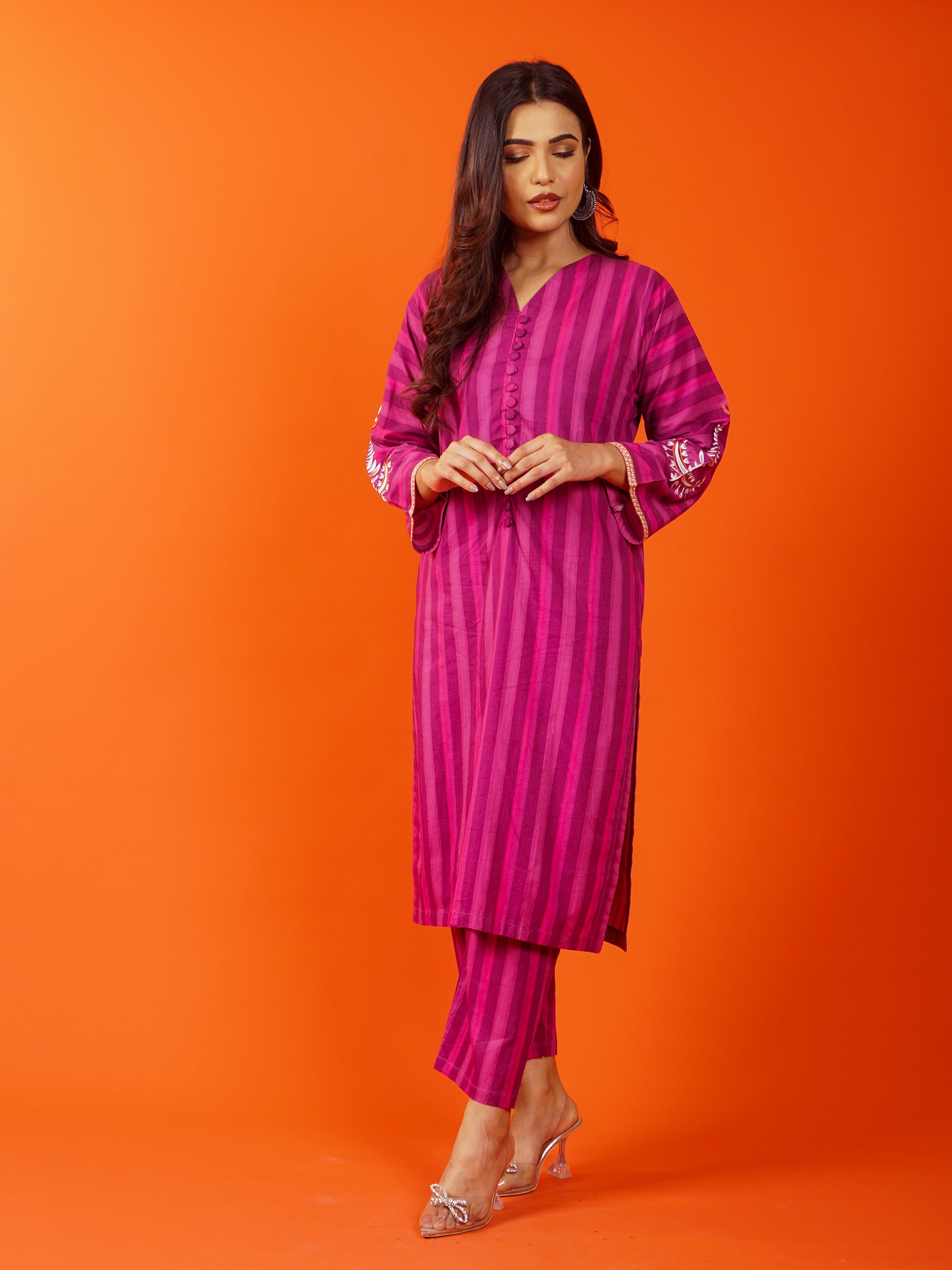 Purple Digital Printed 2 pc - 54894