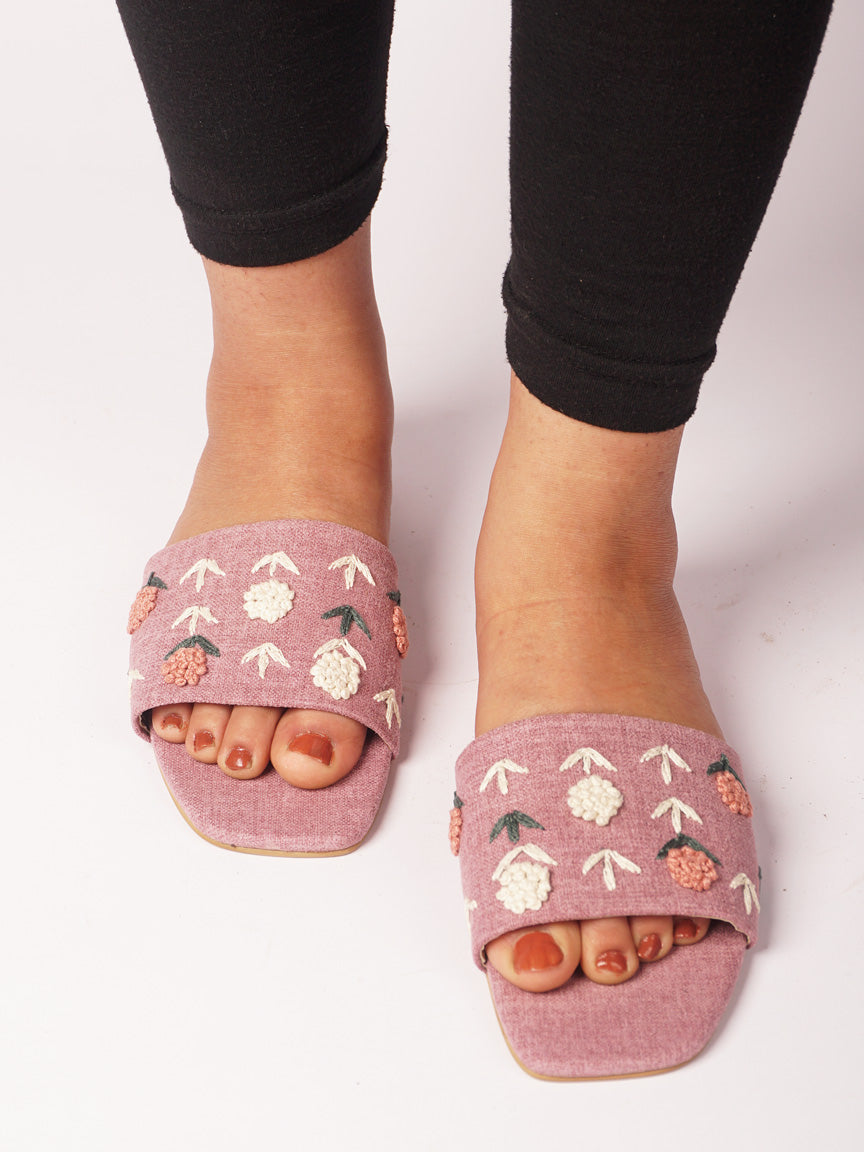 Pink Jute Flats - FTW30