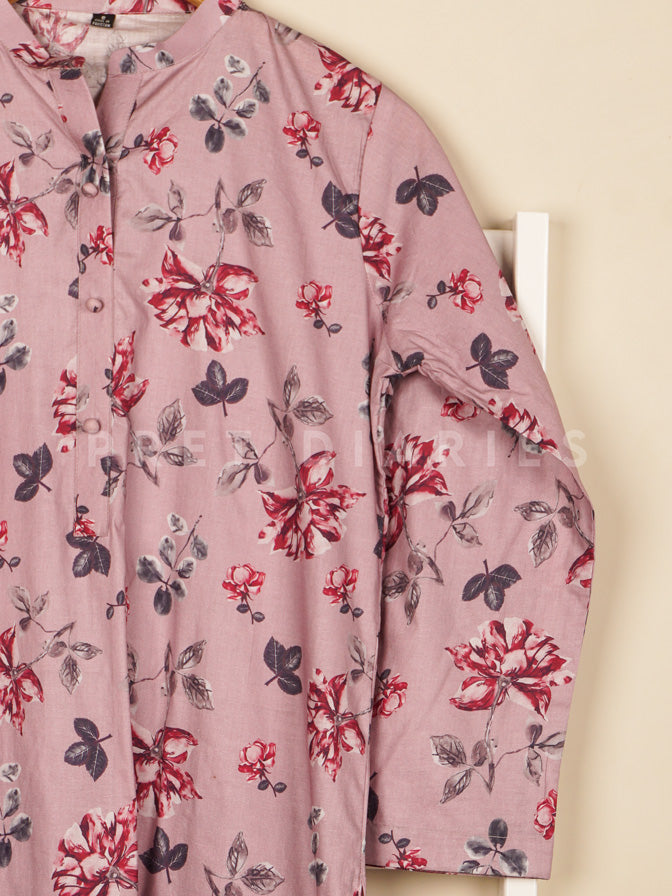 Purple Printed 2 pc - 54842