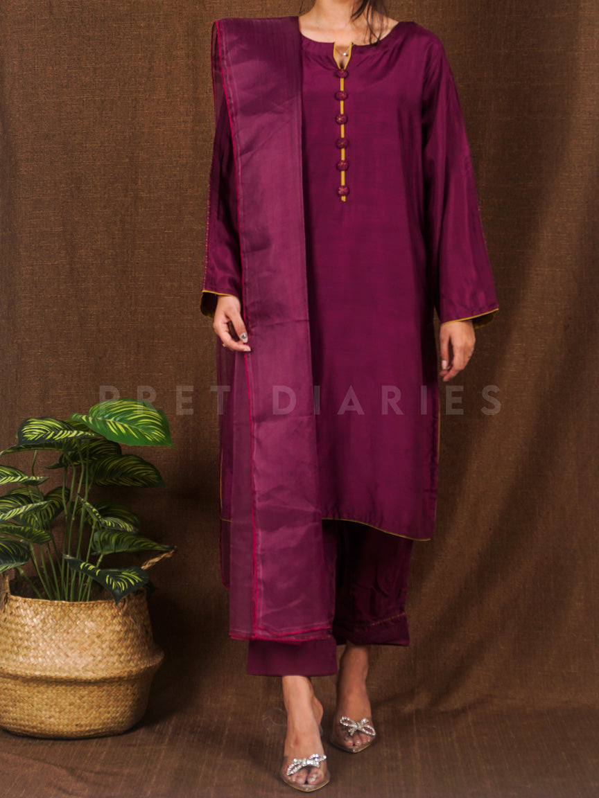 Purple Viscose 3 pc - 54861