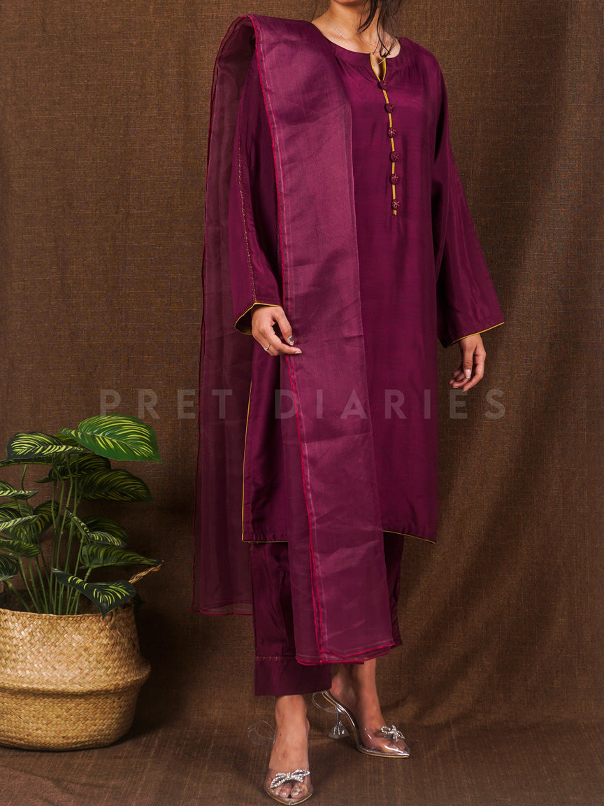 Purple Viscose 3 pc - 54861