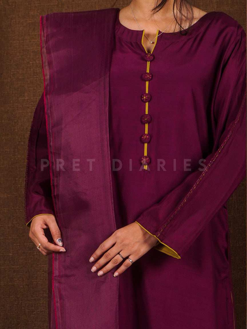 Purple Viscose 3 pc - 54861