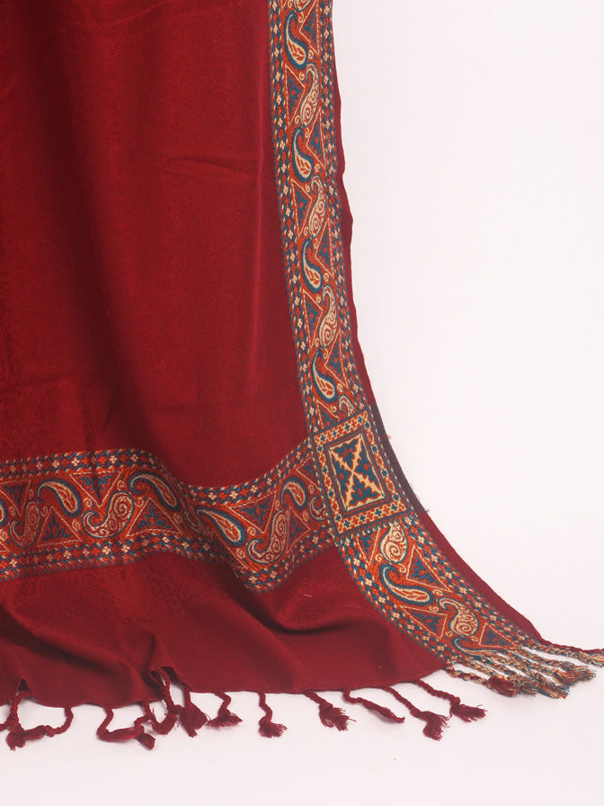 Red Pashmina Shawl SHL - 2271