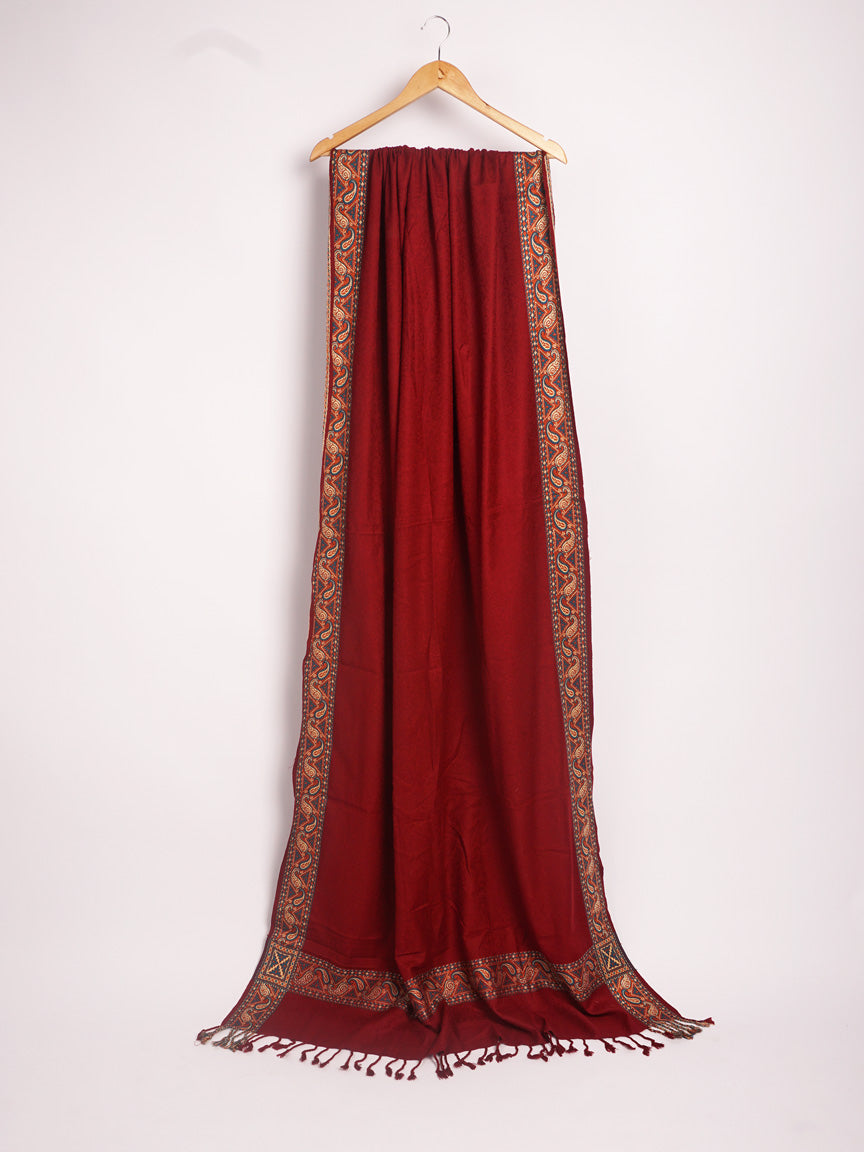 Red Pashmina Shawl SHL - 2271