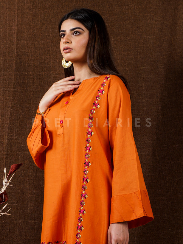Rust Embroidered 2 pc - 54659