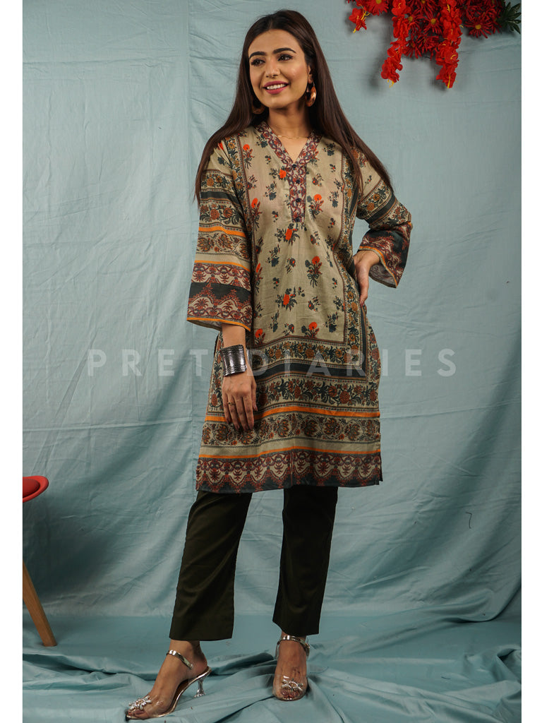 Skin Lawn Printed 2 pc - 54612