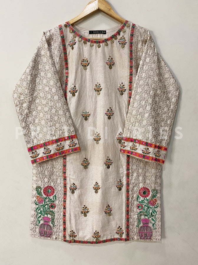 Skin Handwork Kurta - 53026