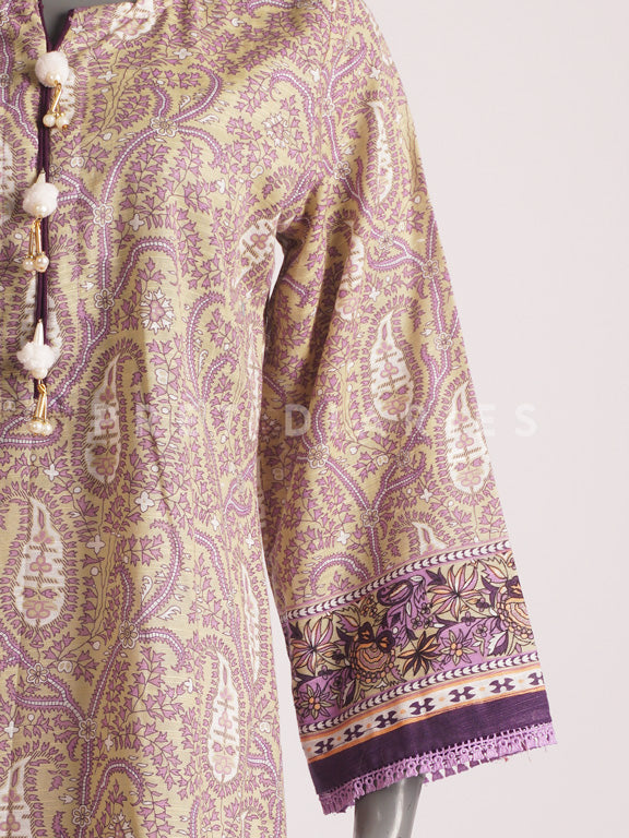 Skin Khaddar Kurta - 54444