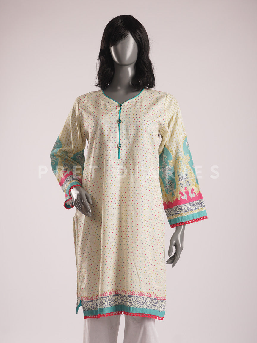 Skin Khaddar Kurta - 54440