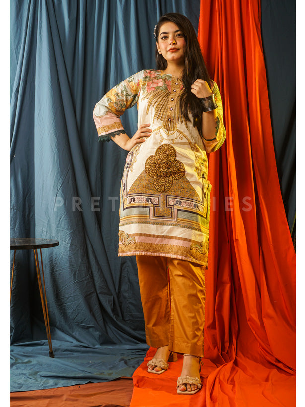 Skin Lawn Printed 2 pc - 54618