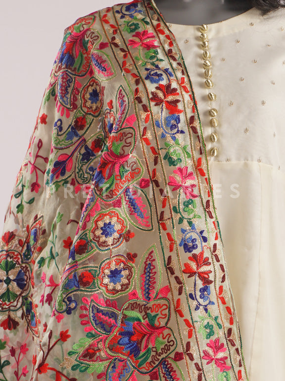 Skin Multi Dupatta - 54400