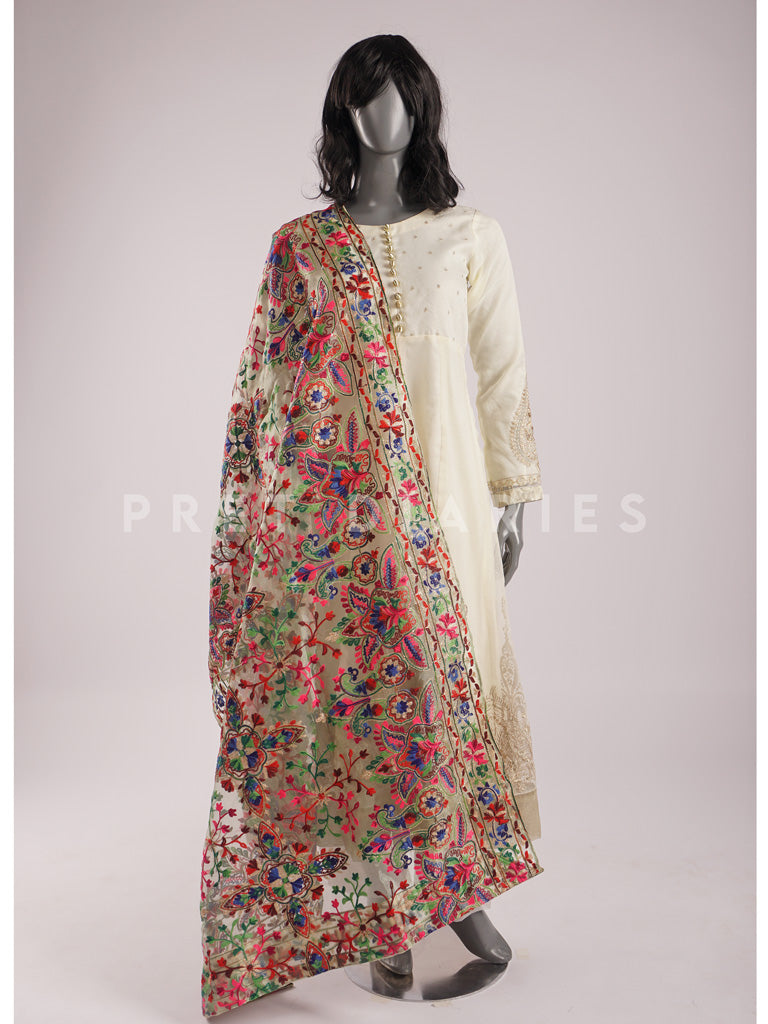 Skin Multi Dupatta - 54400