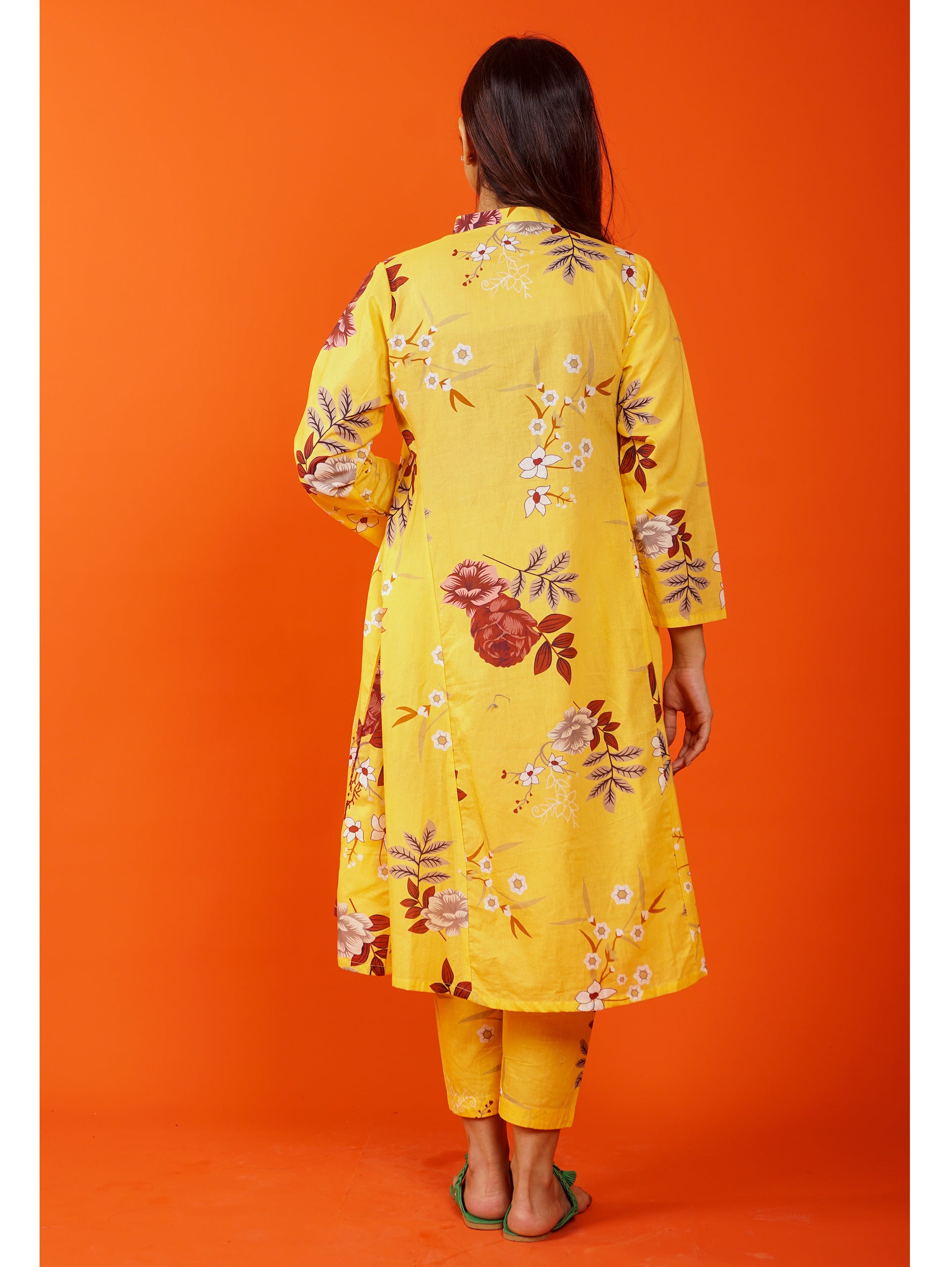 Yellow Digital Printed 2 pc - 54890
