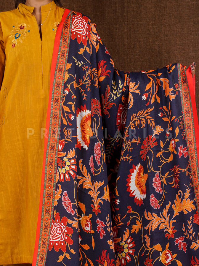 Mustard Khaddar 3 pc - 54816